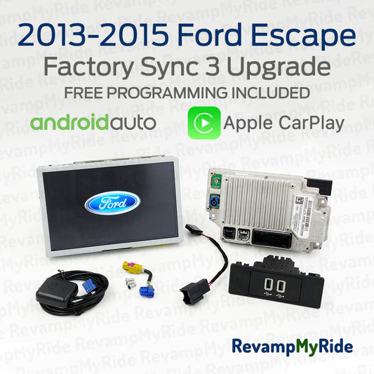 Ford Escape 2013-2015 OEM Sync 3 Upgrade with CarPlay & ANDROID AUTO