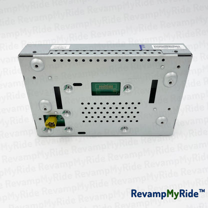 Back view of a electronic device with 'RevampMyRide' branding on a white background