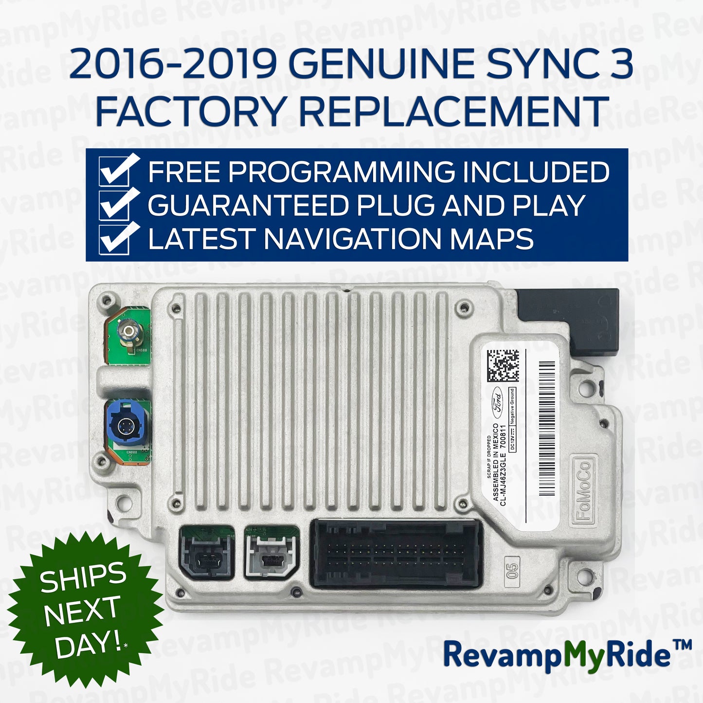 navigation sync 3 apim programmed plug and play to your vehicle using your VIN